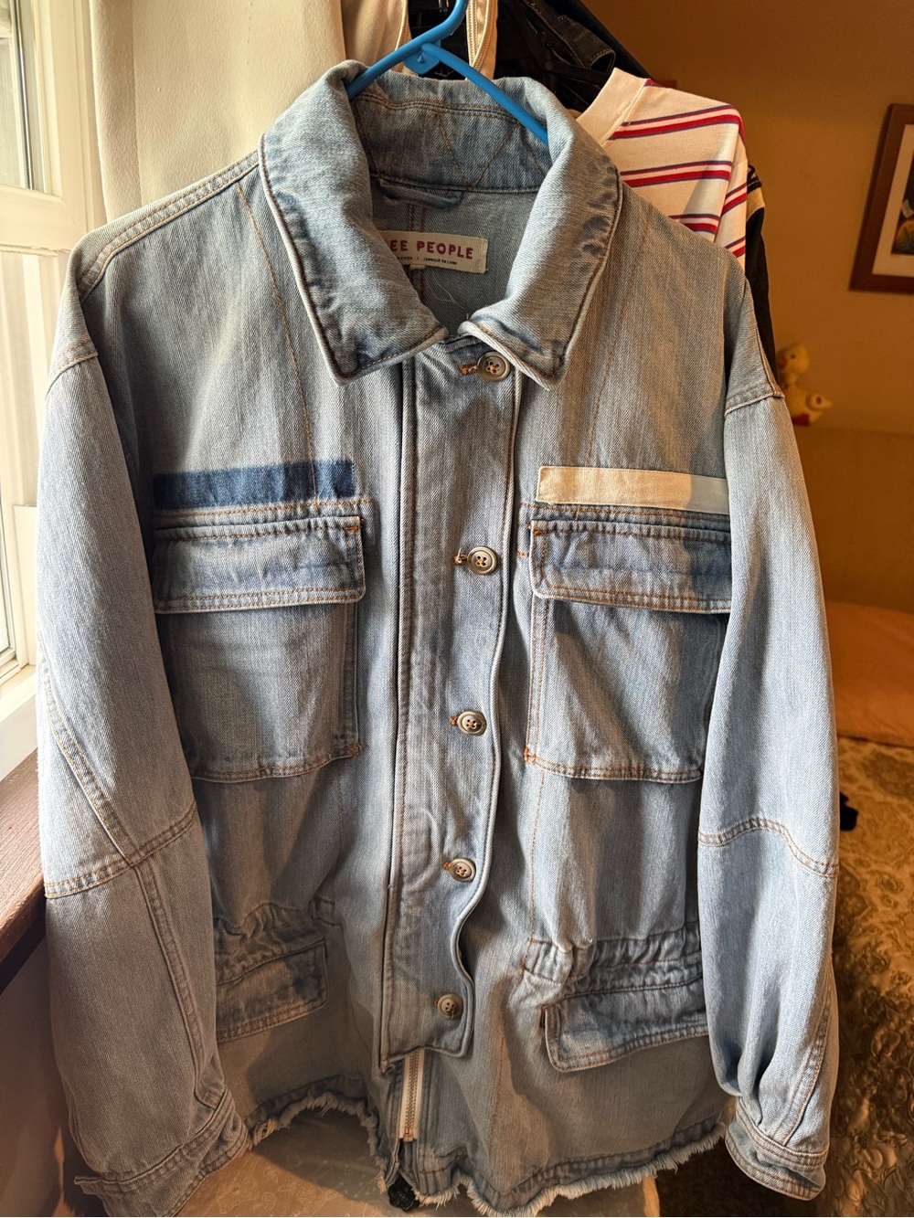 Free People Denim Jacket sz M